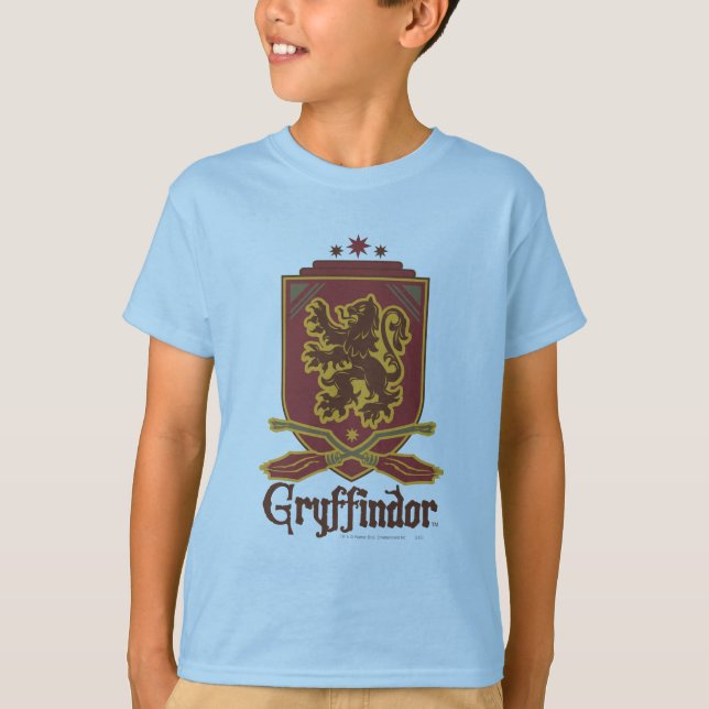Camiseta Harry Potter | Gryffindor Insígnia QUIDDITCH™ (Frente)