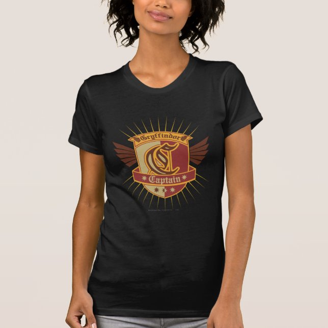 Camiseta Harry Potter| Gryffindor QUIDDITCH � Capitão Emble (Frente)