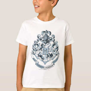 Camiseta Harry Potter   Hogwarts Crest - Blue
