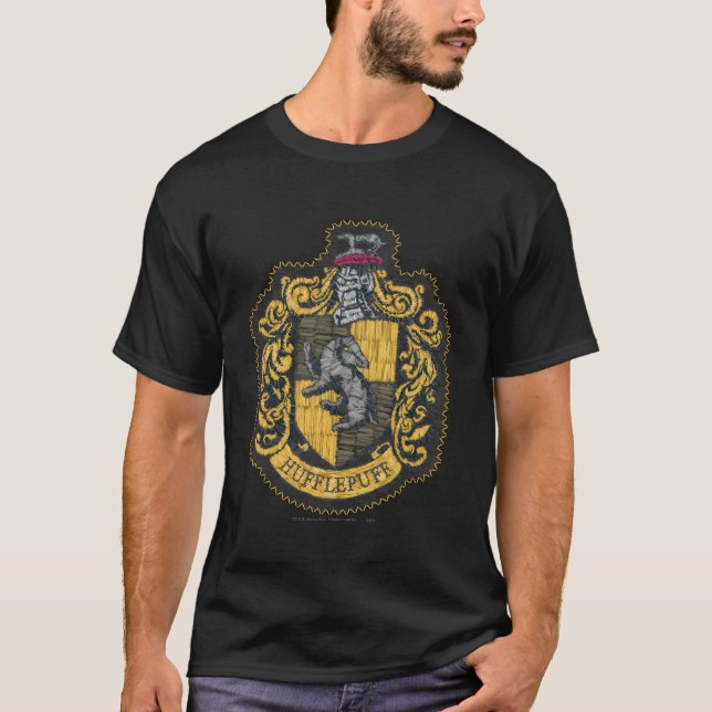 Camiseta Harry Potter | Hufflepuff Crest Patch (Frente)