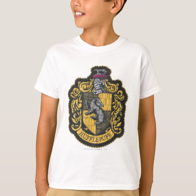 Camiseta Harry Potter | Hufflepuff Crest Patch (Frente)
