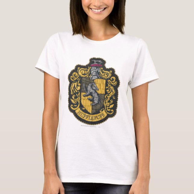 Camiseta Harry Potter | Hufflepuff Crest Patch (Frente)