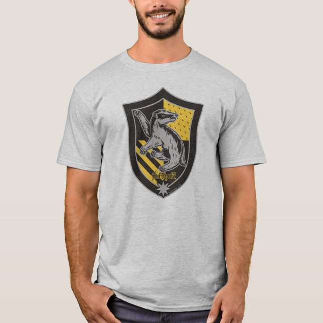 Camiseta Harry Potter | Hufflepuff House Pride Crest (Frente)