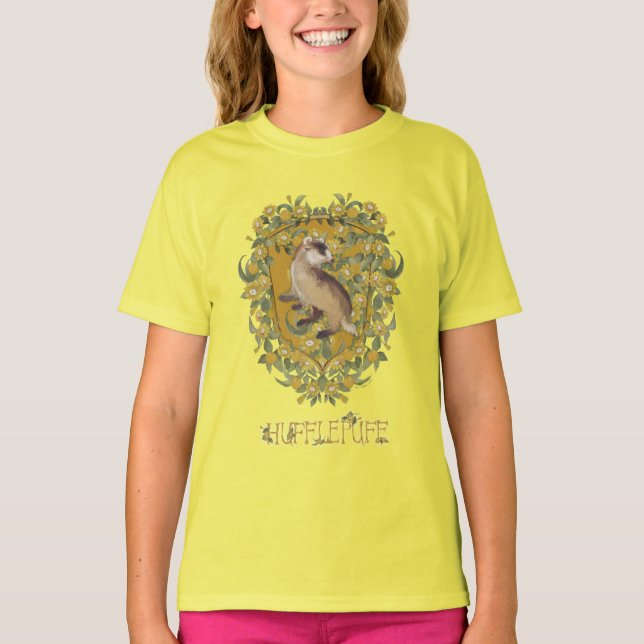 Camiseta HARRY POTTER™ | HUFFLUFF™ Crest (Frente)