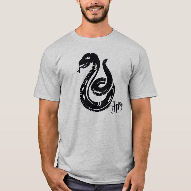 Camiseta Harry Potter | Ícone de Cobra Slytherin (Frente)