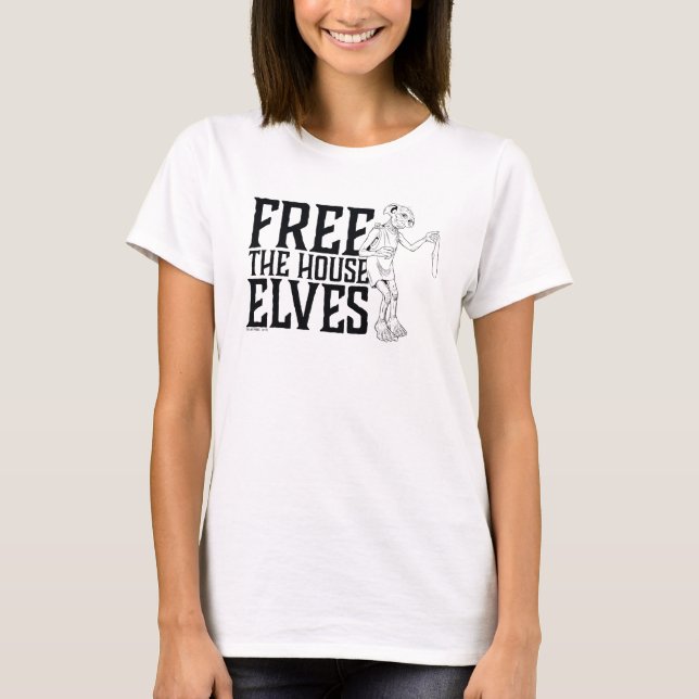Camiseta Harry Potter | Liberta os Elfos Domésticos (Frente)