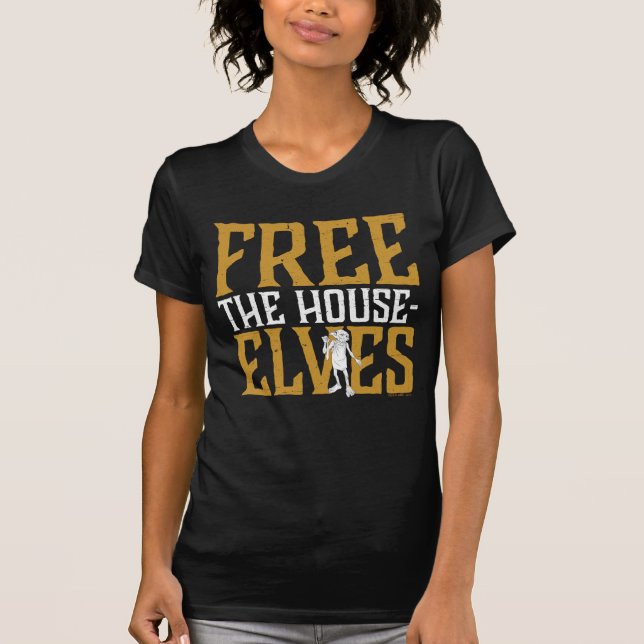 Camiseta Harry Potter | Liberta os Elfos Domésticos (Frente)