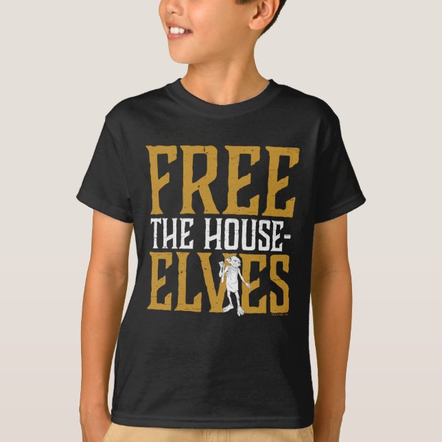 Camiseta Harry Potter| Liberte A Casa Elves (Frente)