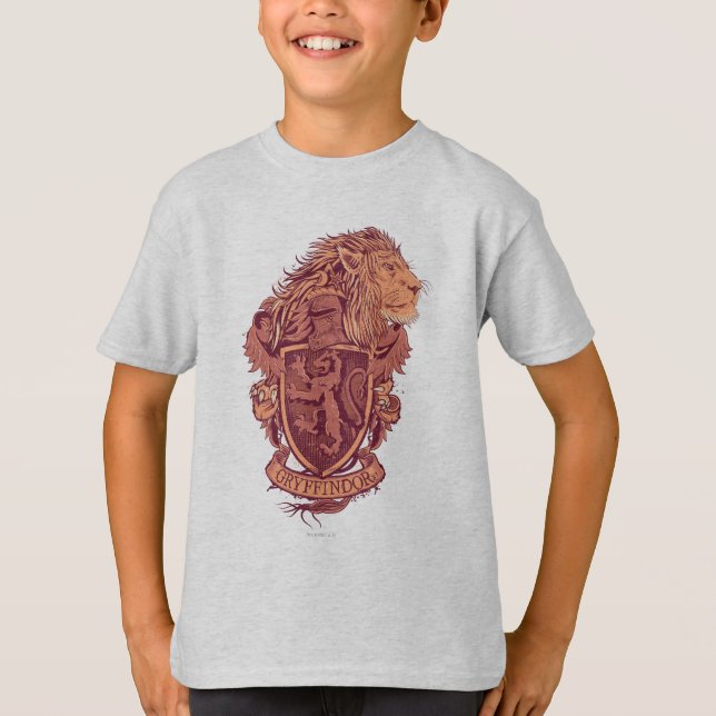Camiseta Harry Potter | Paixão De Leão Gryffindor (Frente)