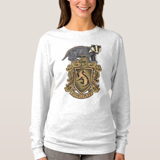 Camiseta Harry Potter | Pancada de Hufflepuff com Badger (Frente)