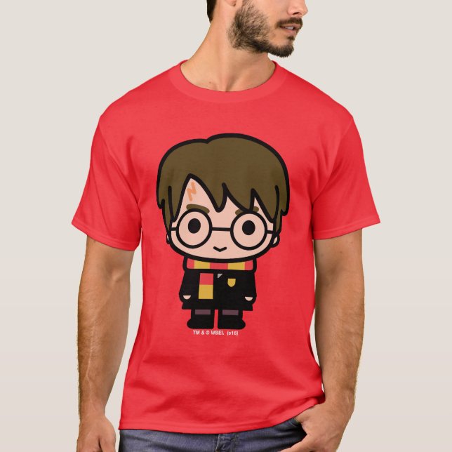 Camiseta Harry Potter Personagem de desenho animado Art (Frente)