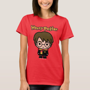 Camiseta Harry Potter Personagem de desenho animado Art
