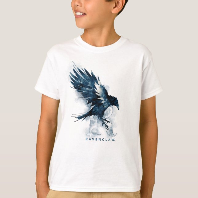 Camiseta Harry Potter | RAVENCLAW™ Raven Watercolor (Frente)