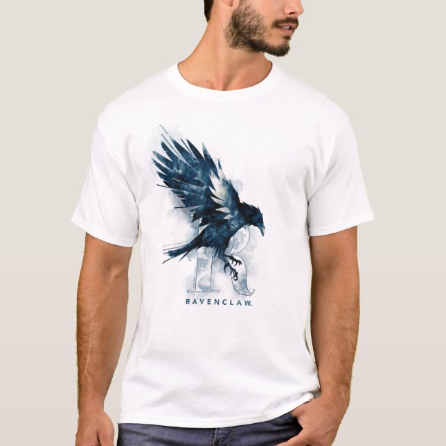 Camiseta Harry Potter | RAVENCLAW™ Raven Watercolor (Frente)