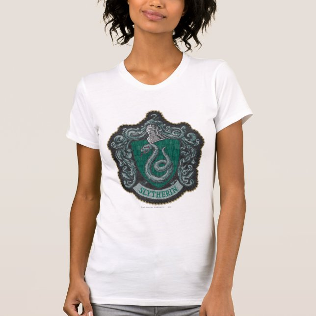 Camiseta Harry Potter| Retro Mightherin Crest (Frente)