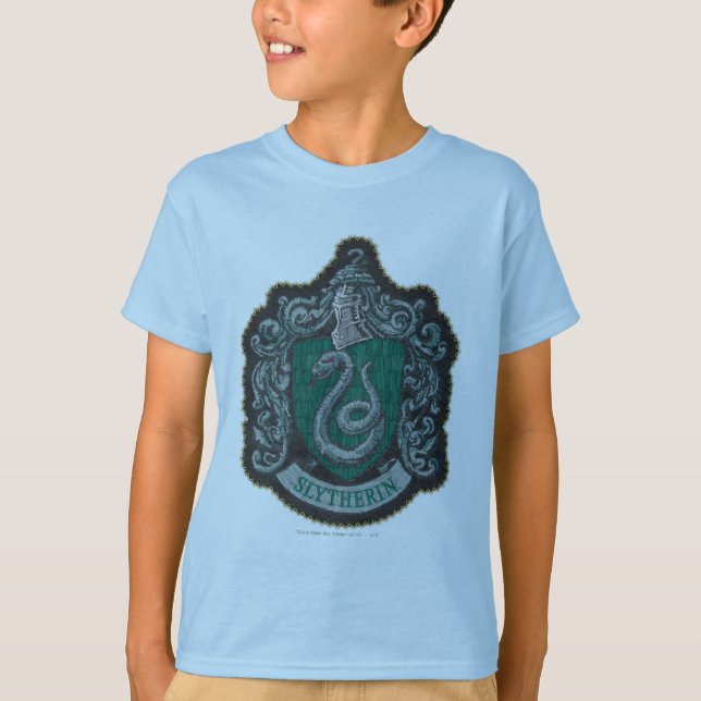 Camiseta Harry Potter| Retro Mightherin Crest (Frente)