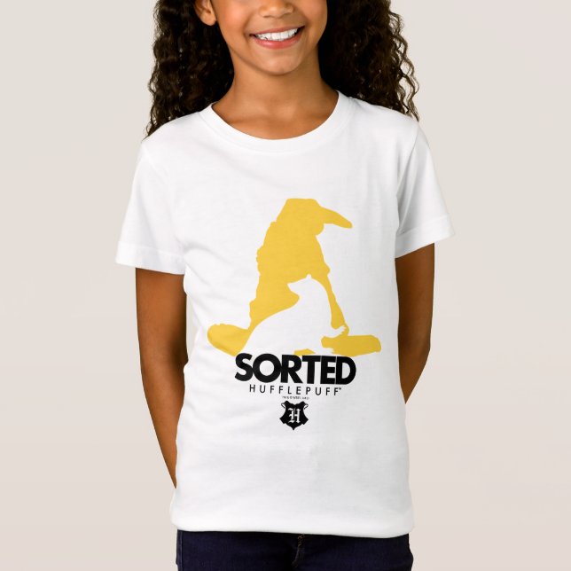 Camiseta Harry Potter | Selecionado para a Casa HUFFLEPUFF™ (Frente)