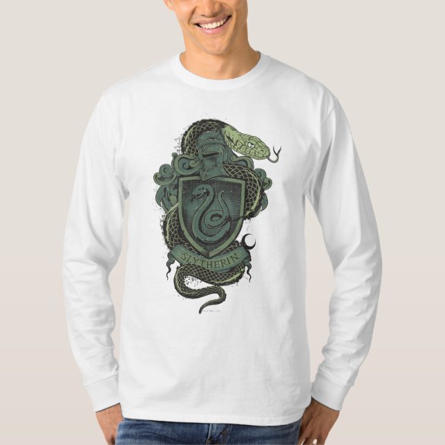 Camiseta Harry Potter| Slytherin Crest (Frente)