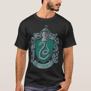 Camiseta Harry Potter   Slytherin Crest Green