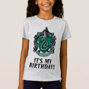 Camiseta Harry Potter Slytherin - É o meu aniversário