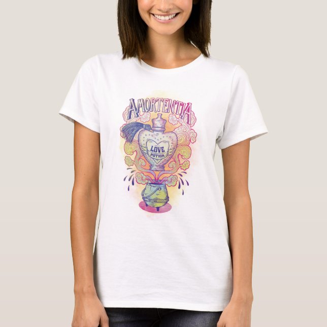 Camiseta Harry Potter Spell | Amortentia Love Potion Bottle (Frente)