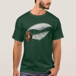 Camiseta Harry Potter Spell | OURO<br><div class="desc">Este Ouro Snitch foi usado no primeiro jogo excitante entre Gryffindor e Slytherin onde foi pego por Harry Potter... na boca! As Espingardas Ouros ficaram encantadas com bolas voadoras pegas pelo buscador, posição especializada em um jogo de Quidditch. Rápido e poderoso, essas pequenas bolas maliciosas eram difíceis de buscar. Apresse-se...</div>