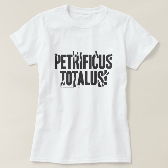 Camiseta Harry Potter Spell | Petrificus Totalus! (Frente do Design)