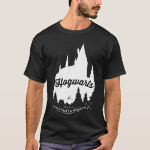 Camiseta Harry Potter   Tipografia do Castelo HOGWARTS™
