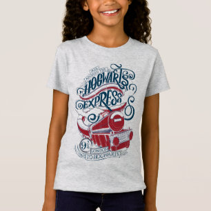 Camiseta Harry Potter   Tipografia Hogwarts Express