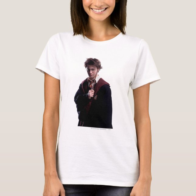 Camiseta Harry Potter Wand Levantado (Frente)