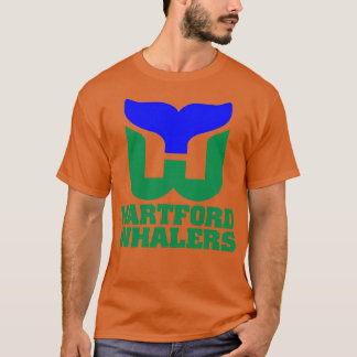 Camiseta Hartford Whalers Hockey THIN Champion dos anos 80