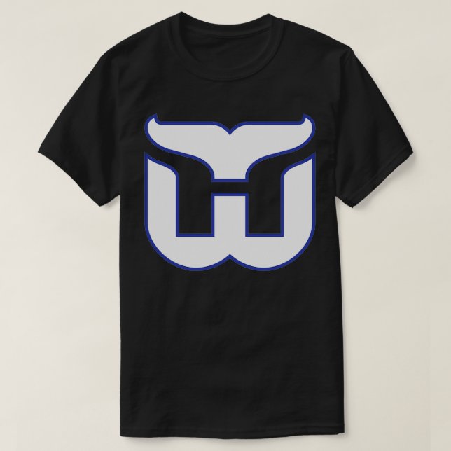 Camiseta Hartford Whalers Vintage Logo (Frente do Design)