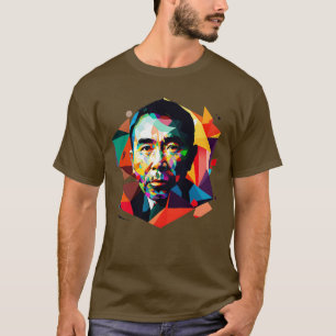 Camiseta Haruki Murakami Retro Fan Art Design