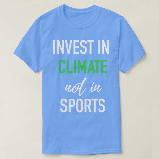 Camiseta Harvard Yale Game 2019 Invest In Climate Not in Sp (Frente do Design)