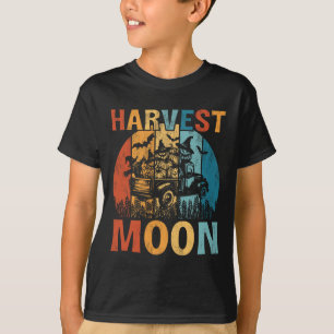 Camiseta Harvest Moon Vintage Truck Halloween Pumpkins