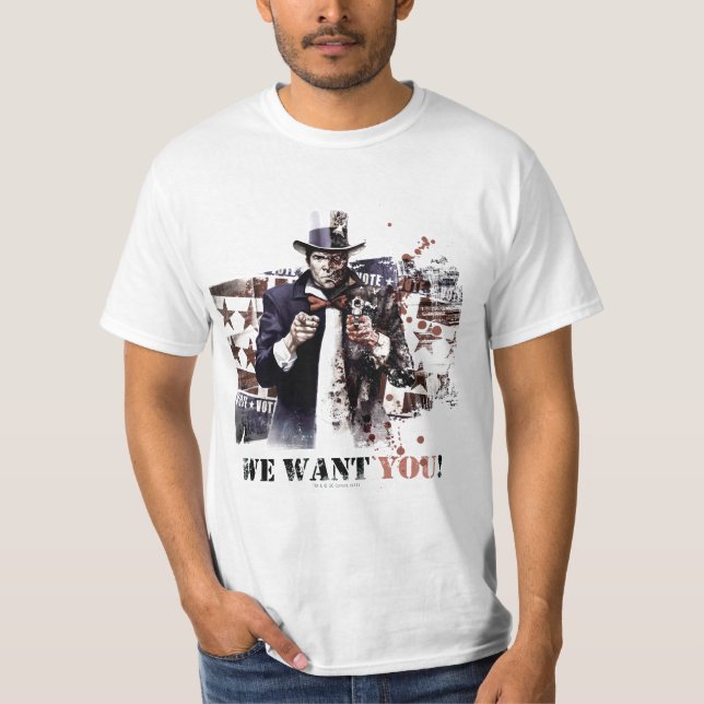 Camiseta Harvey Dent - We Want You! (Frente)