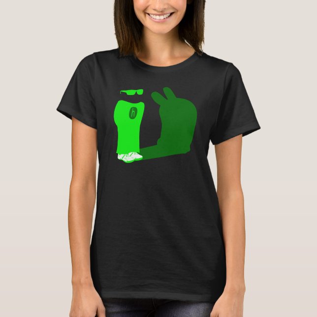 Camiseta Harvey OS green-terminal (Frente)