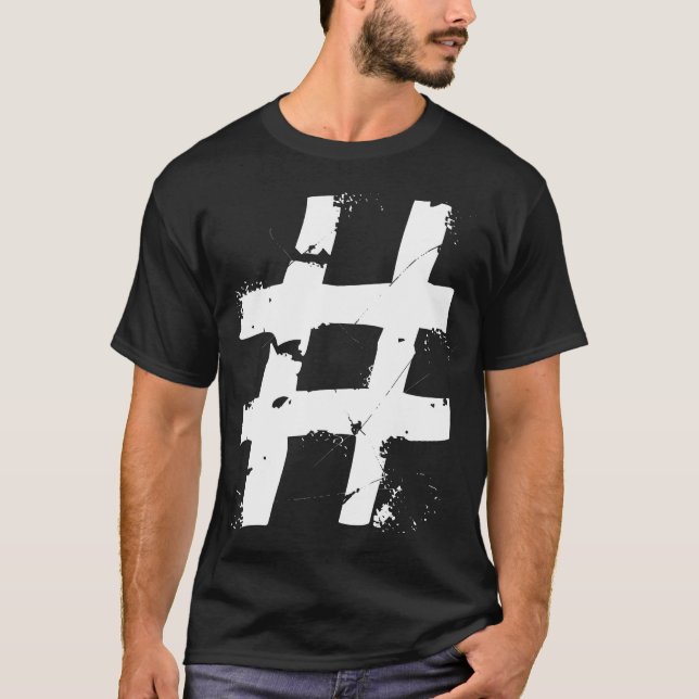 CAMISETA HASHTAG (Frente)
