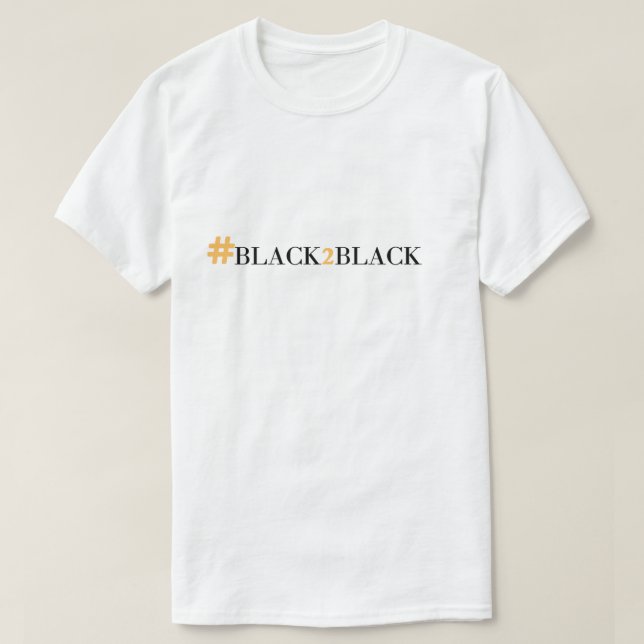 Camiseta HASHTAG BLACK2BLACK T-Shirt (Frente do Design)