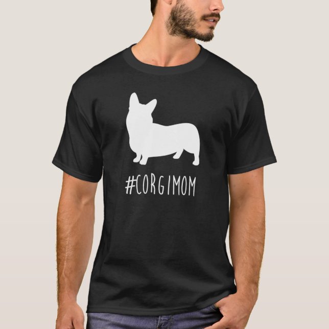 Camiseta Hashtag Corgi Mãe (Frente)