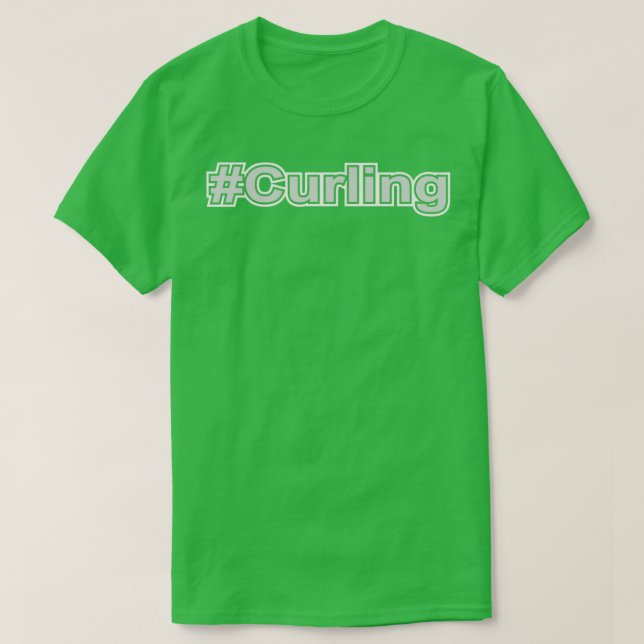 Camiseta Hashtag Curling (Frente do Design)