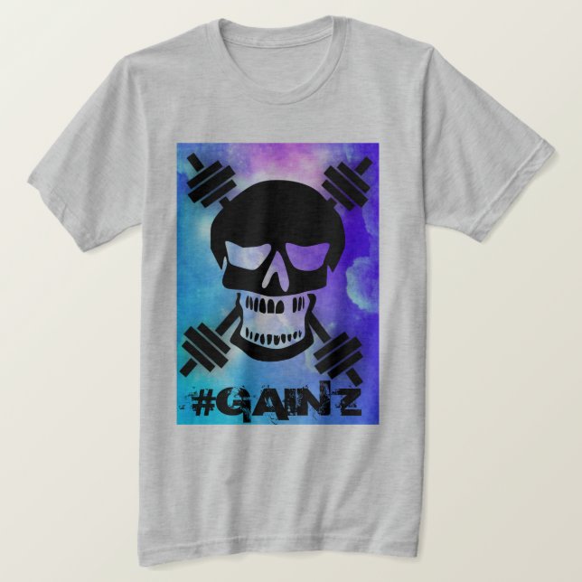 Camiseta Hashtag Gainz (Frente do Design)
