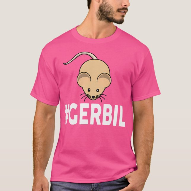 Camiseta Hashtag Gerbil Funny Gerbil (Frente)