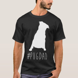 Camiseta Hashtag Pug Dad Pugdad