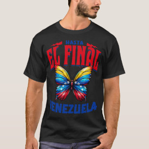 Camiseta Hasta El Final Venezolano Livre Venezuela Libre La