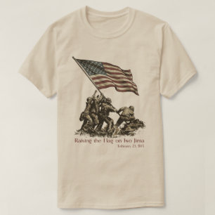 Camiseta Hastear a Bandeira em Iwo Jima