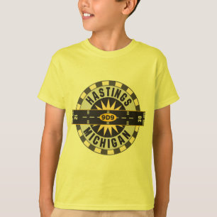 Camiseta Hastings, aeroporto MI 9D9