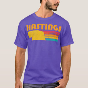 Camiseta Hastings Nebraska Vintage angustiou Souvenir