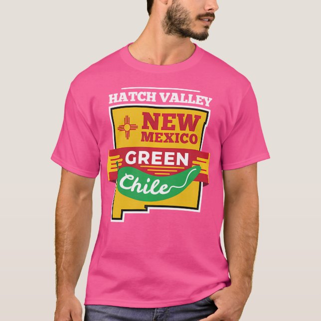 Camiseta Hatch Chile Mostra Pimenta Verde do Novo México (Frente)