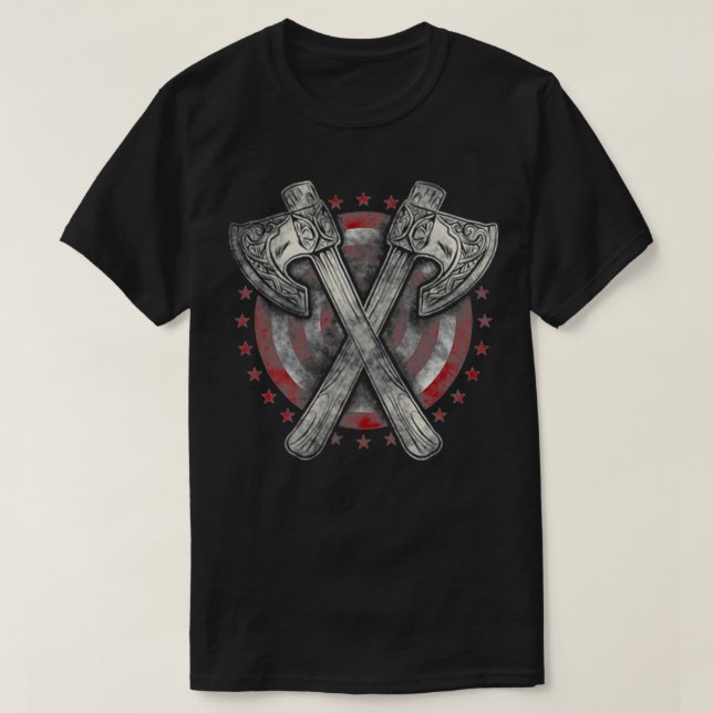 Camiseta Hatchet Ae Jogando Crachá De Bolso  (Frente do Design)